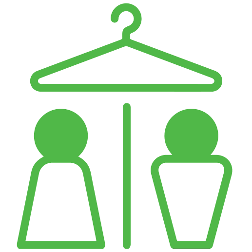 Dress changing rooms